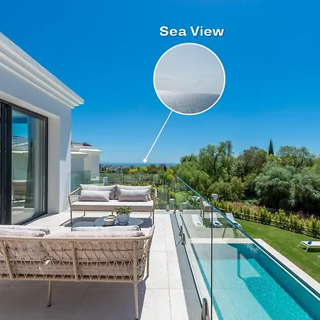 Willa Vacation Marbella I Villa Monte Halcones, 6Bdr, Private-Pool, Brand-New, Incredible Views, Cine And Entertainment Room, Bbq, Close To Golf Valley *