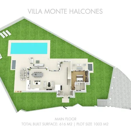 فيلة Vacation Marbella I Monte Halcones, 6bdr, Private-pool, Brand-new, Incredible Views, Cine And Entertainment Room, Bbq, Close To Golf Valley